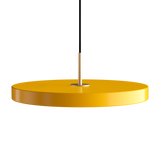 Suspension Asteria - brass — Saffron yellow