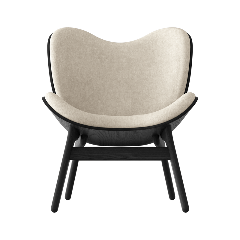Fauteuil Conversation Low - Black Oak — White sands