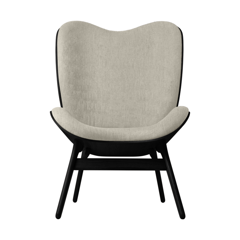 Fauteuil Conversation Tall - Black Oak — White sands