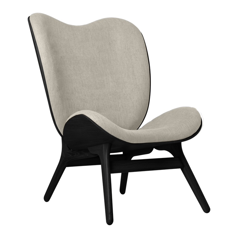 Fauteuil Conversation Tall - Black Oak — White sands