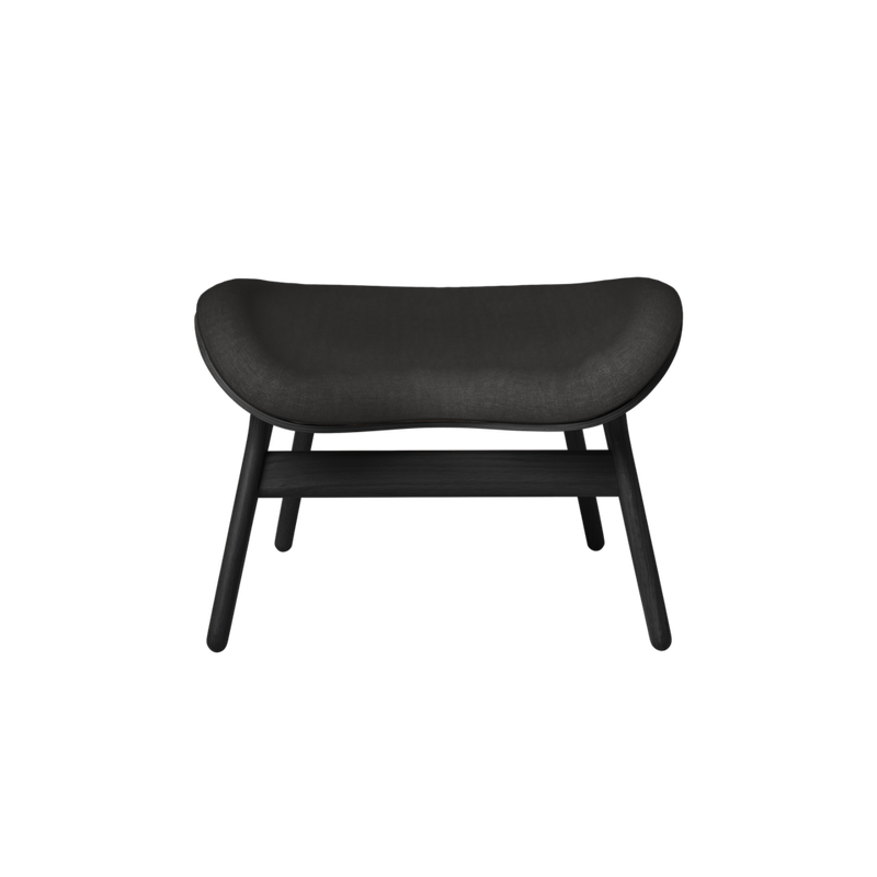 Pouf Conversation - Black Oak — Sterling