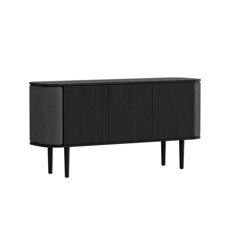 Cabinet Treasure 3 portes - black oak — Shadow