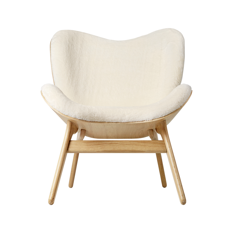 Fauteuil Conversation Low - Oak — Teddy white