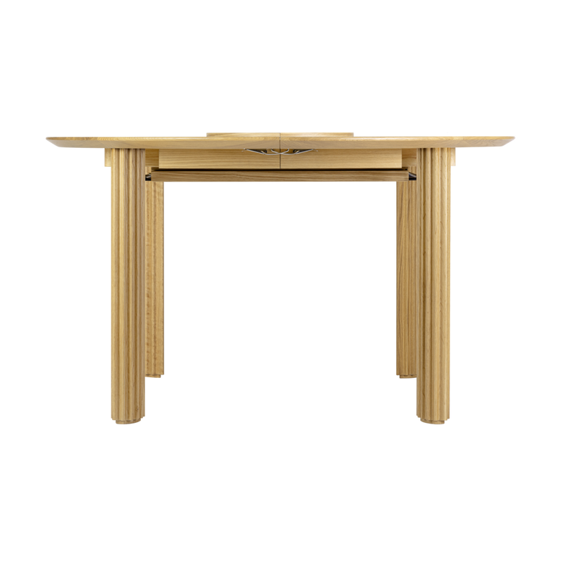 Table de diner Comfort Circle Ripples Extension — Oak