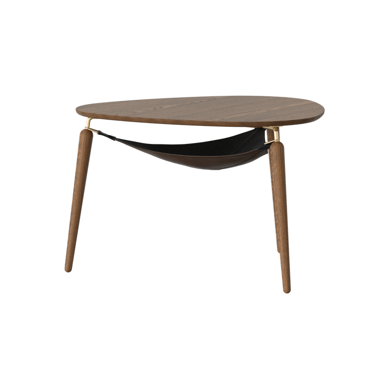 Table basse Hang Out - Brass — Dark Oak