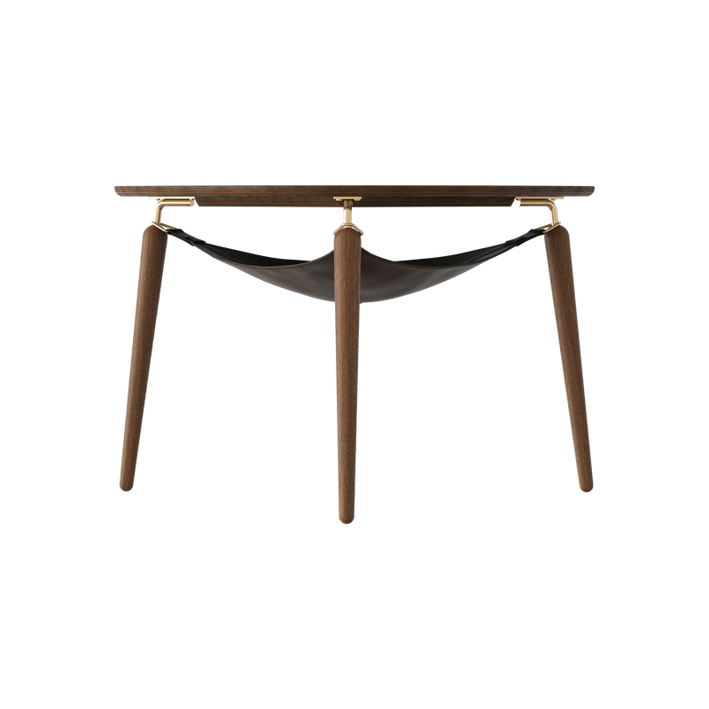 Table basse Hang Out - Brass — Dark Oak