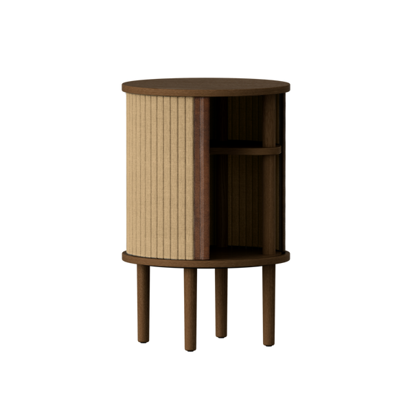 Table de Nuit Audacious en chêne foncé — Marron