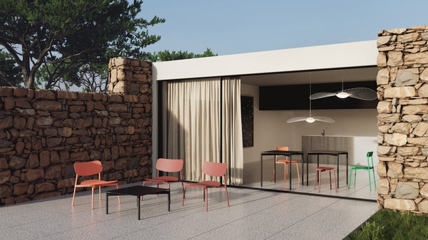 Fauteuil Fromme — Corail