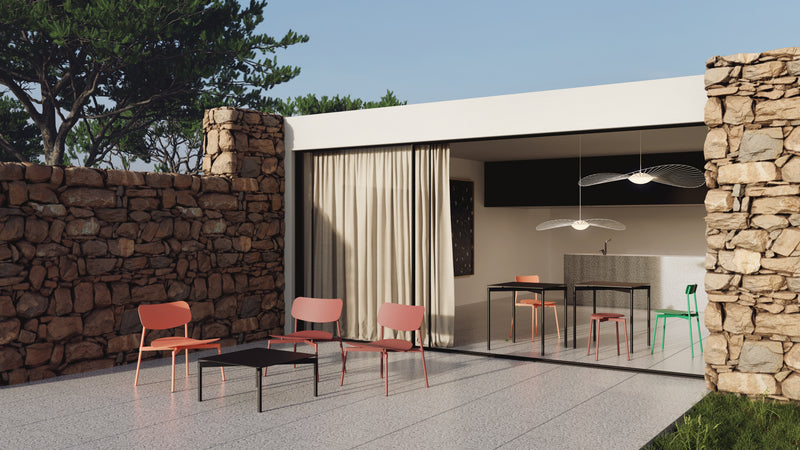 Fauteuil Fromme — Corail