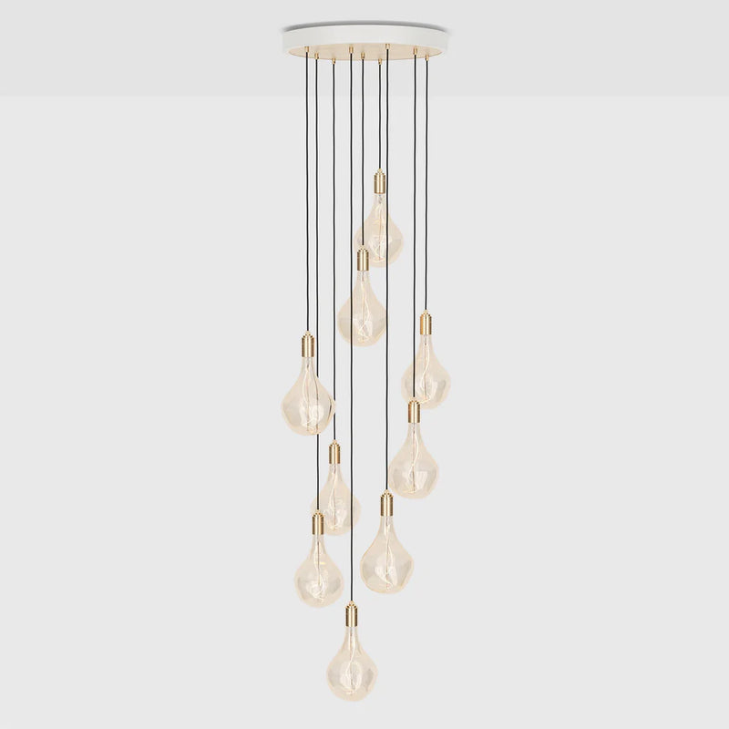 Suspension Nine Pendant Voronoi II — Laiton