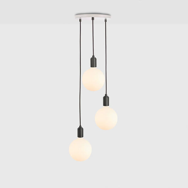 Suspension Triple Pendant Sphere IV Blanc — Graphite