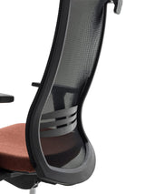Chaise de bureau Yes basse avec accoudoirs 1D — Noir