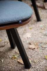 Banc You & Me - 220 cm — Iroko & Noir