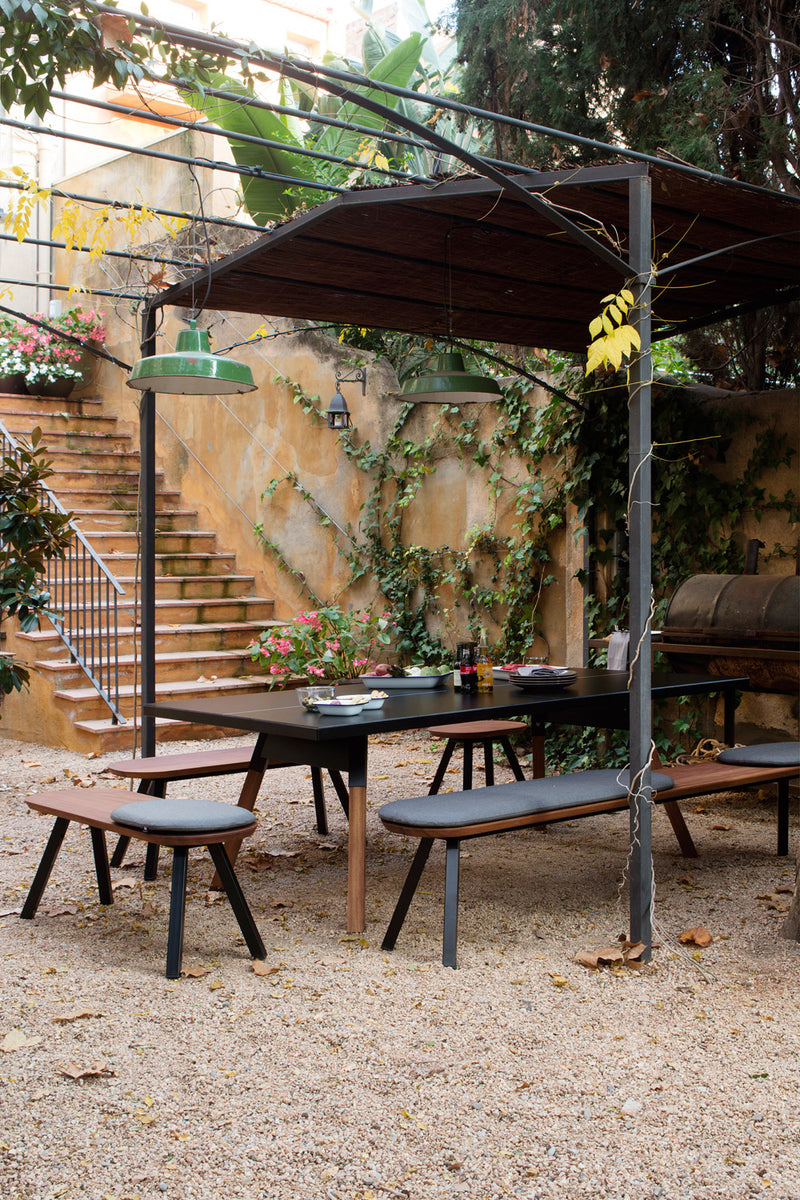 Table extérieur You & Me - 220cm — Noir