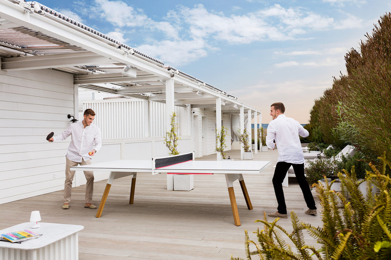 Table extérieur You & Me - 220cm — Blanc