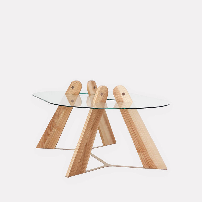 Table basse Pince Mi — Frêne