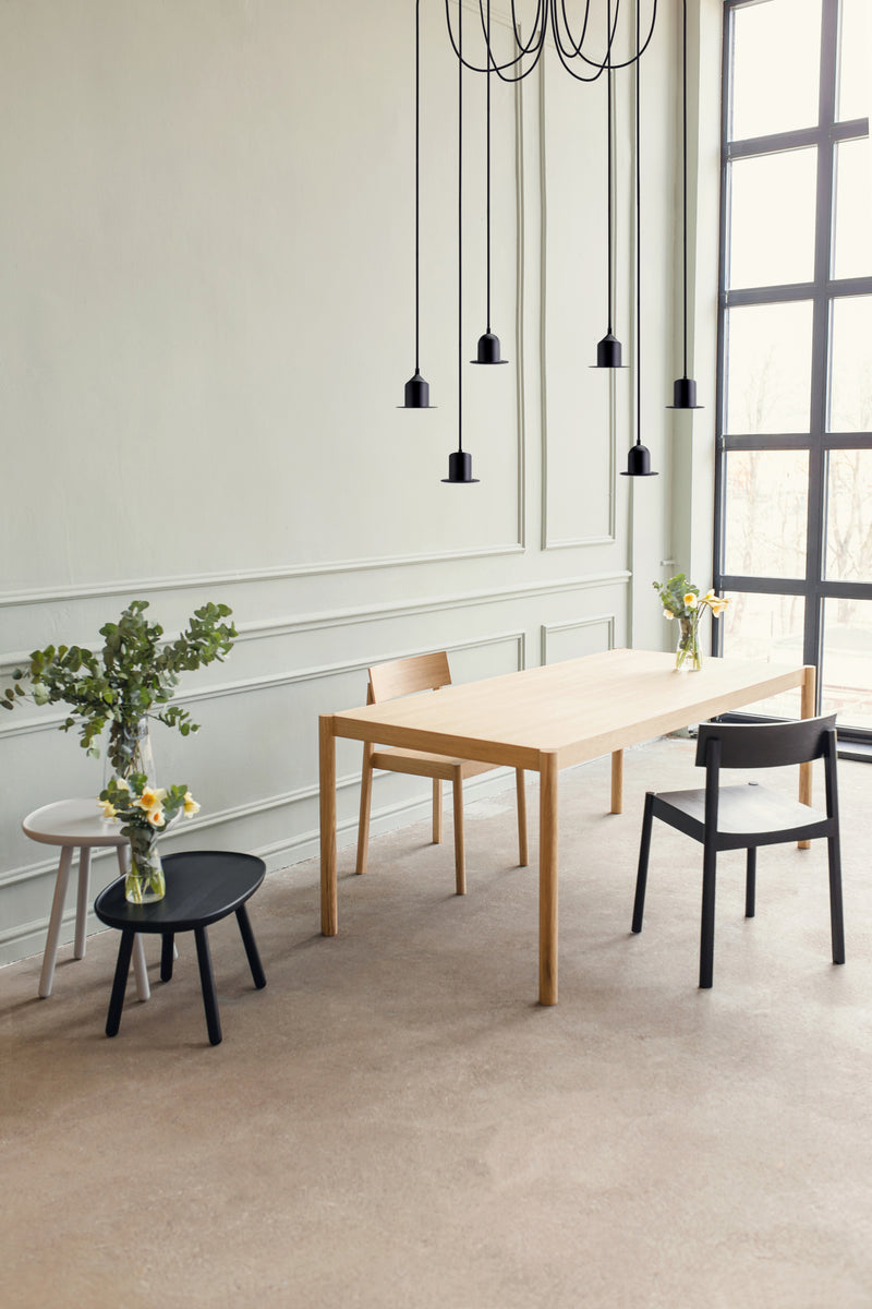 Chaise Citizen carrée — Chêne naturel