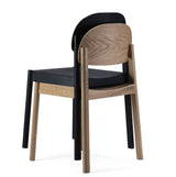 Chaise Citizen ronde — Chêne naturel