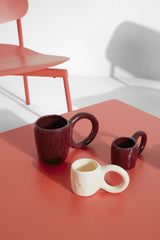 Tasse à café Donut Lot de 2 — Vanille