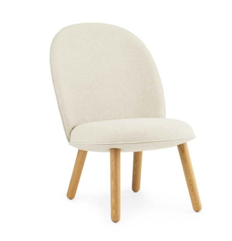 Chaise lounge Ace en chêne — Beige