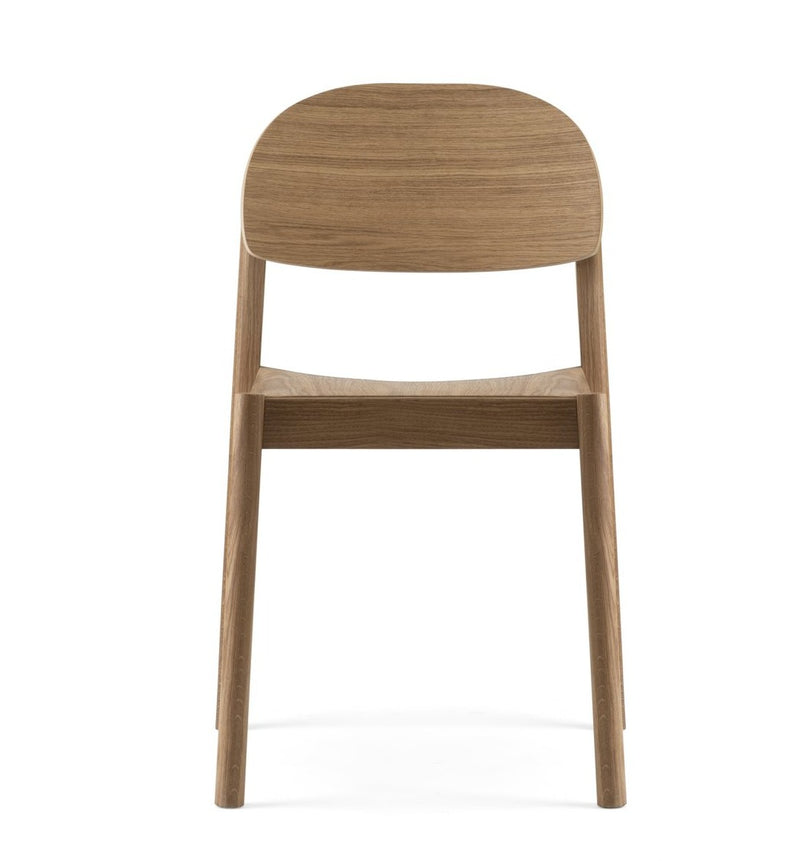 Chaise Citizen ronde — Chêne naturel