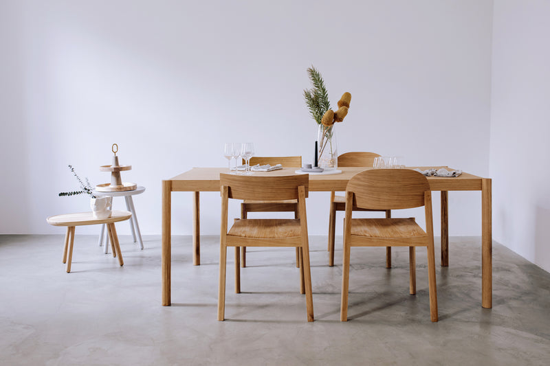 Chaise Citizen carrée — Chêne naturel