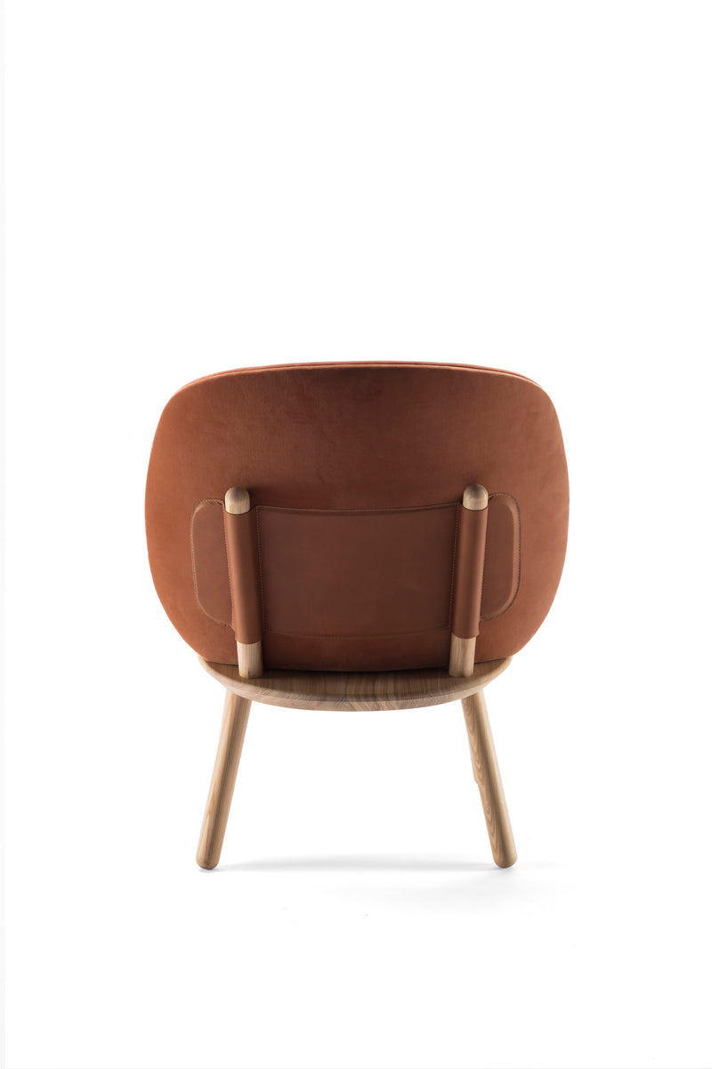 Fauteuil Naive — Velours Terracotta