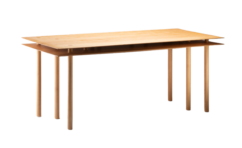 Table de diner Nii en hêtre — Grande