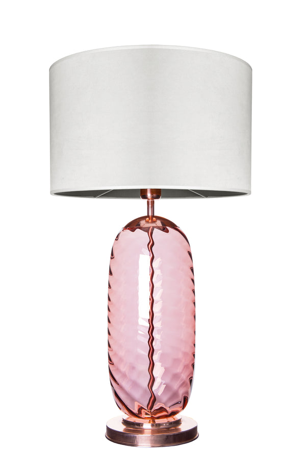 Lampe de table Chloe — Brun & Blanc