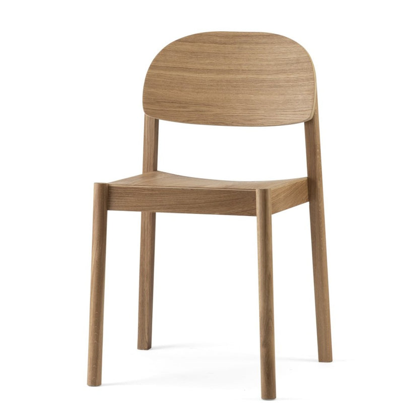 Chaise Citizen ronde — Chêne naturel