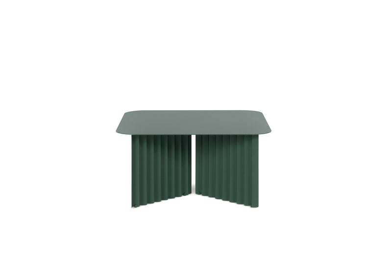 Table basse Plec rectangulaire - medium — Acier Vert