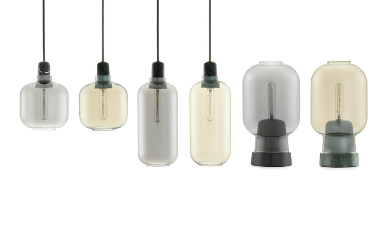 Lampe de table Amp — Smoke/Black