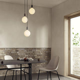Suspension Triple Pendant Sphere IV Noir — Graphite