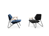 Fauteuil Bas POLYGON — Noir