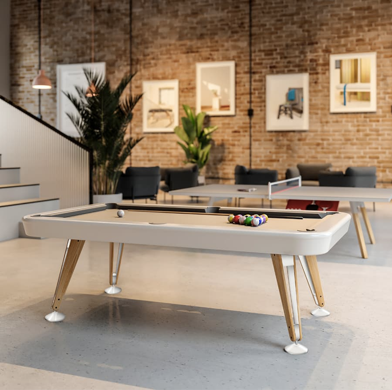 Billard Diagonal 7 feet - intérieur — Blanc
