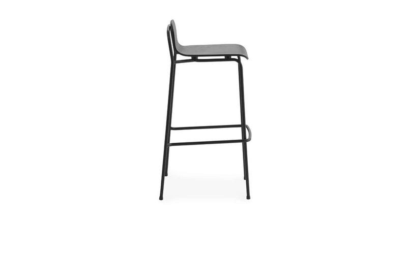 Tabouret de bar Studio 75 cm Black Steel — Black