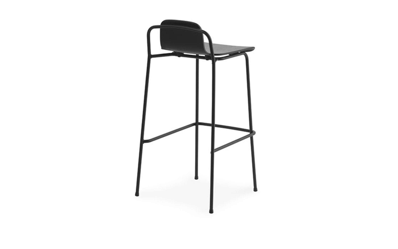 Tabouret de bar Studio 75 cm Black Steel — Black