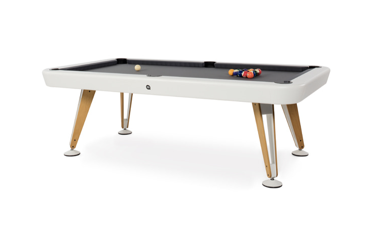 Billard Diagonal 7 feet - intérieur — Blanc