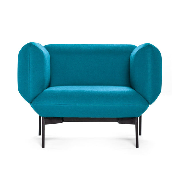 Fauteuil SEGMENT — Bleu turquoise