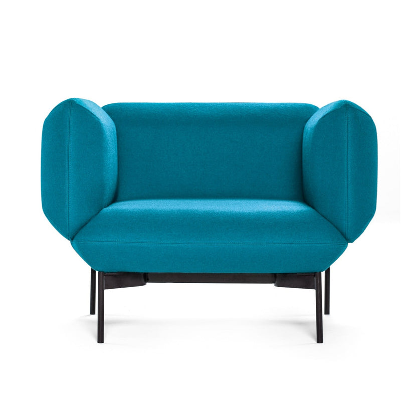 Fauteuil SEGMENT — Bleu turquoise