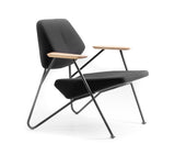 Fauteuil Bas POLYGON — Noir