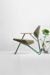 Fauteuil Bas POLYGON — Kaki