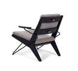 Fauteuil Bas TOGGLE — Gris et Noir