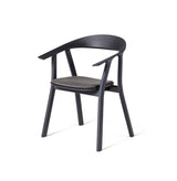 Chaise RHOMB — Chêne noir et tissu gris