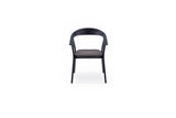 Chaise RHOMB — Chêne noir et tissu gris