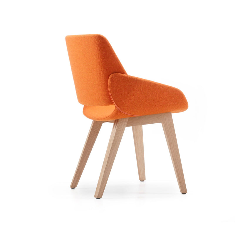 Chaise MONK chêne — Orange