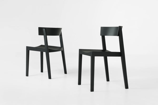 Chaise BIK - dossier long — Noir
