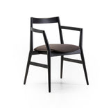 Chaise DOBRA — Chêne noir tissu