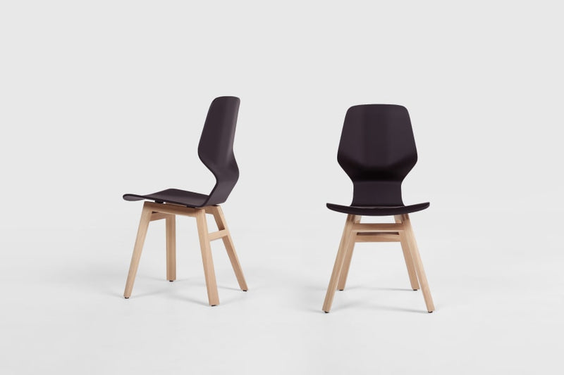 Chaise OBLIKANT — Chêne Marron