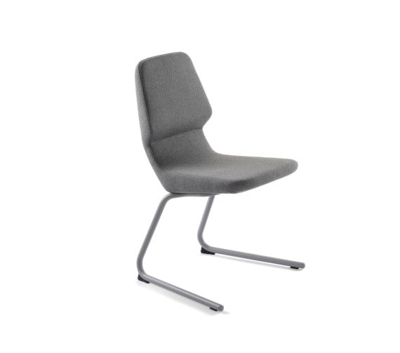 Chaise OBLIQUE Cantilever — Gris